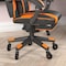 Flash Furniture Orange LeatherSoft Gaming Chair with Skater Wheels CH-00288-OR-RLB-GG - alternate 7